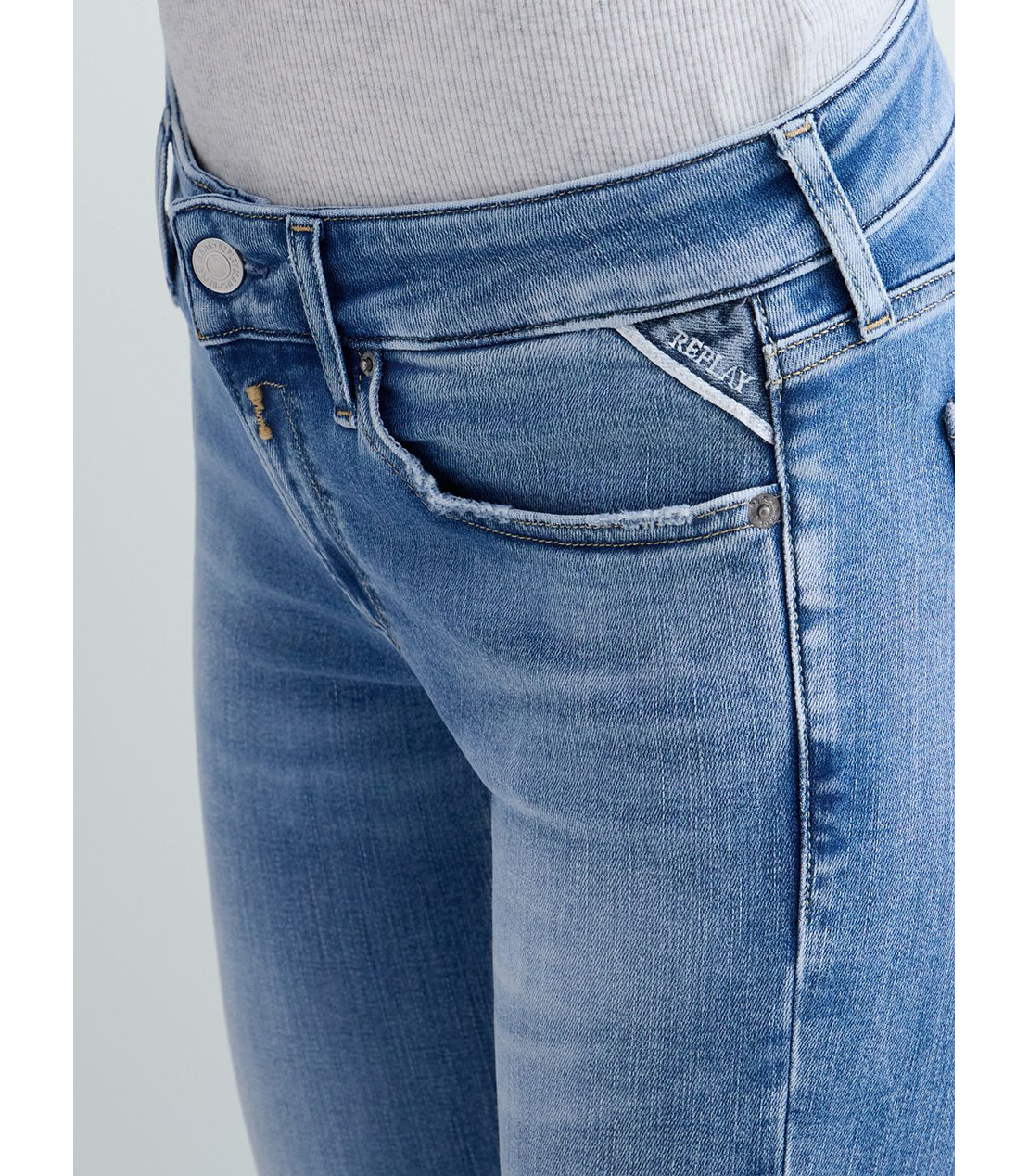 ブーツカットNEW LUZ FLARED モダールストレッチデニム 詳細画像 ダークブルー 6